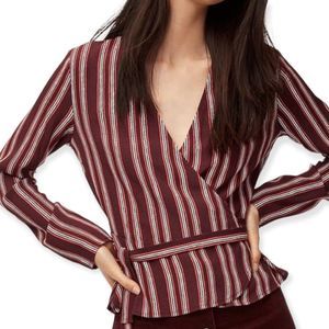 Aritzia  Wilfred free Shannon wrap blouse size Large